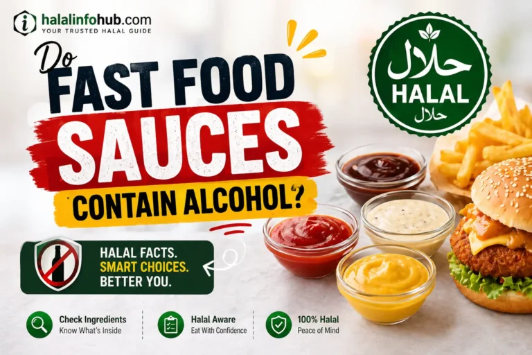 Do Fast Food Sauces Contain Alcohol