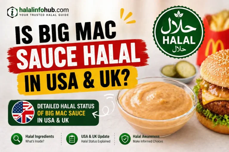 Is Big Mac Sauce Halal in USA & UK?