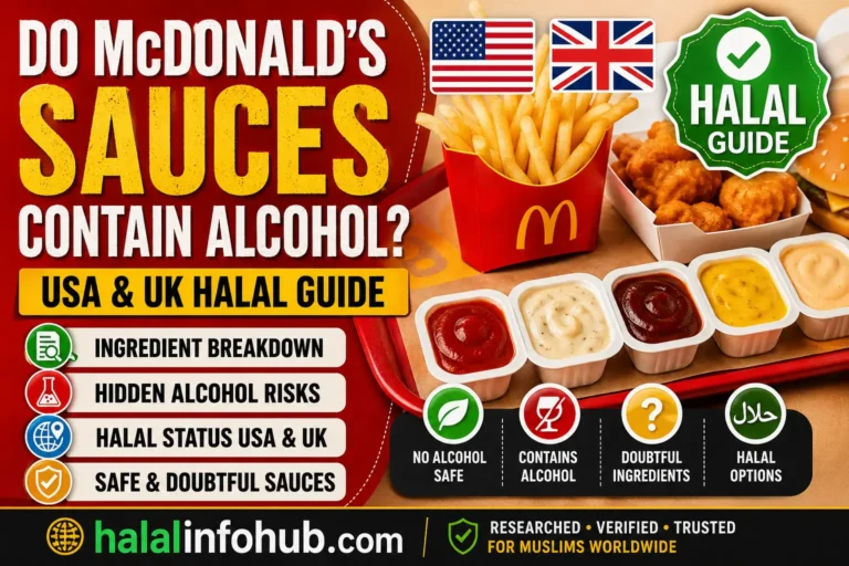 Do McDonald’s Sauces Contain Alcohol?