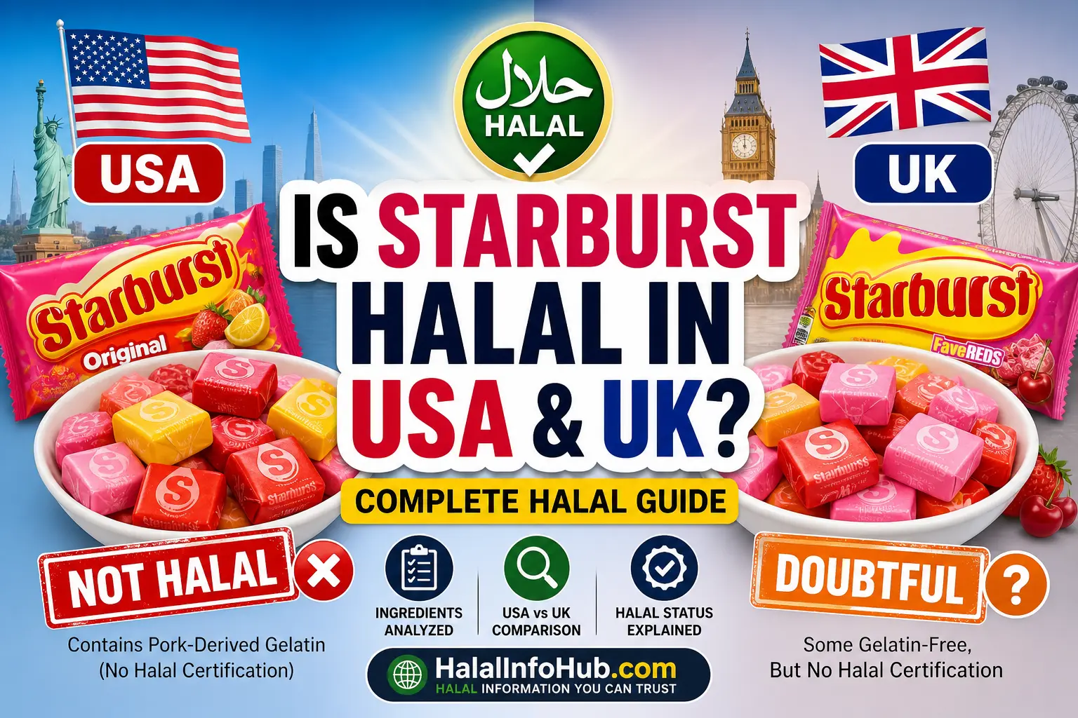 Is Starburst Halal in USA & UK?